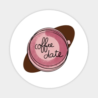 Coffee Date / Cute Coffee Dates Magnet